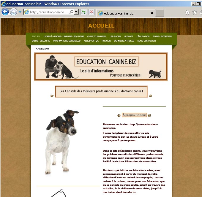 Éducation Canine.Biz
